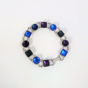Beautiful Frosted Art Glass Bracelet